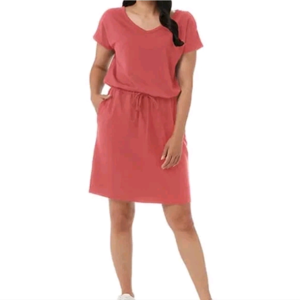 32 Degrees Cool Ladies' Soft Lux Dress Garnet Rose XXL NWT